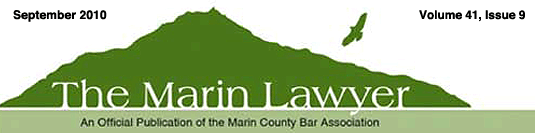 The Marin Lawyer Banner